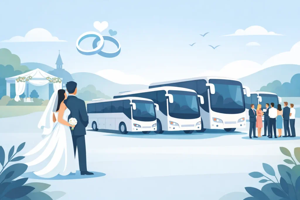 How Many Buses Do Wedding Guests Need?