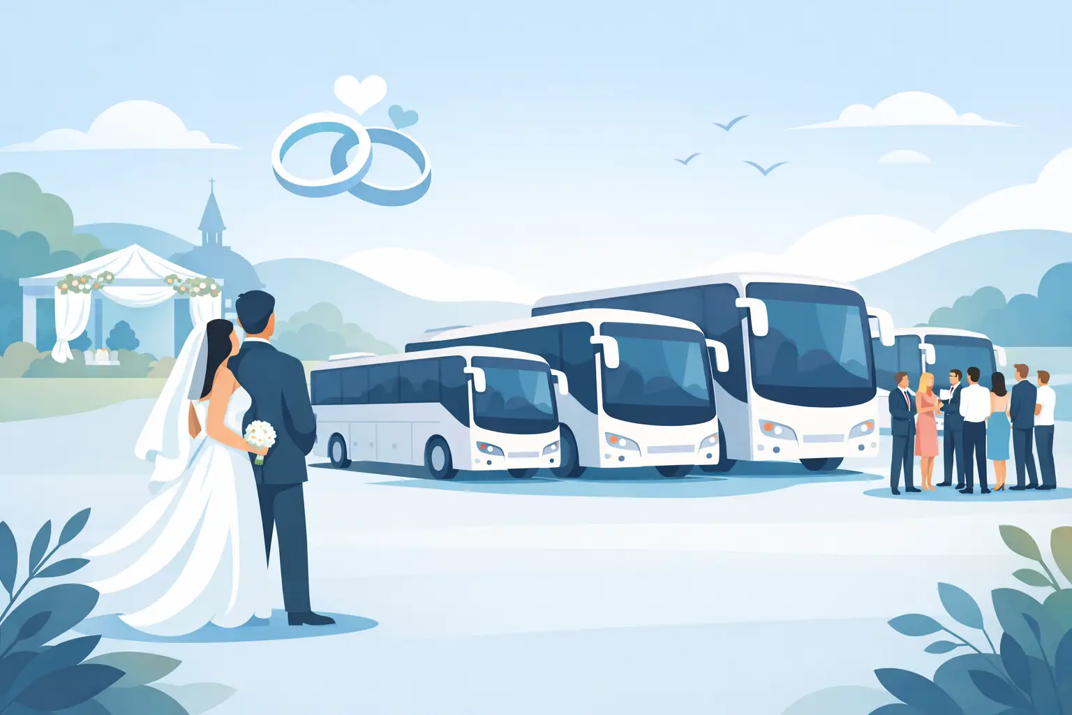 How Many Buses Do Wedding Guests Need?