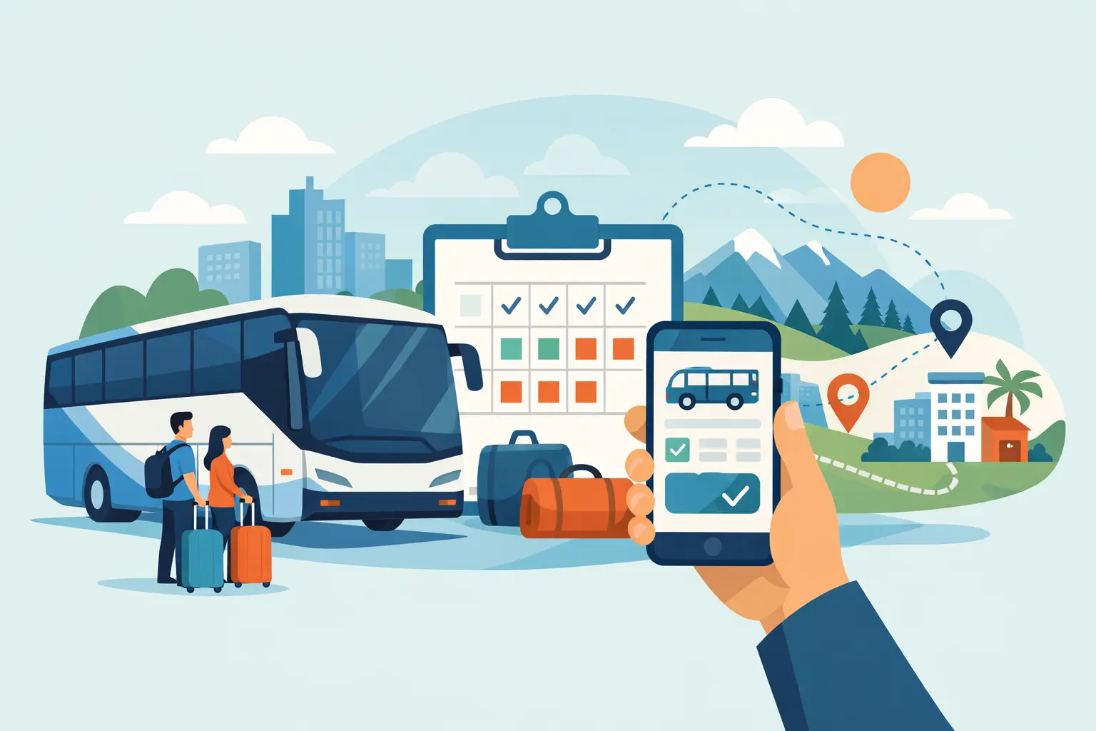 How to Book a Multi Day Charter Bus Rental