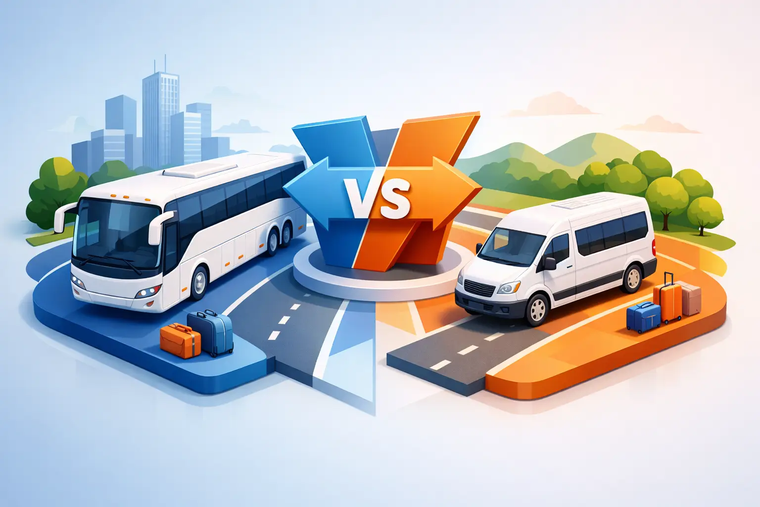 Motorcoach vs Minibus Rental: Which Fits?