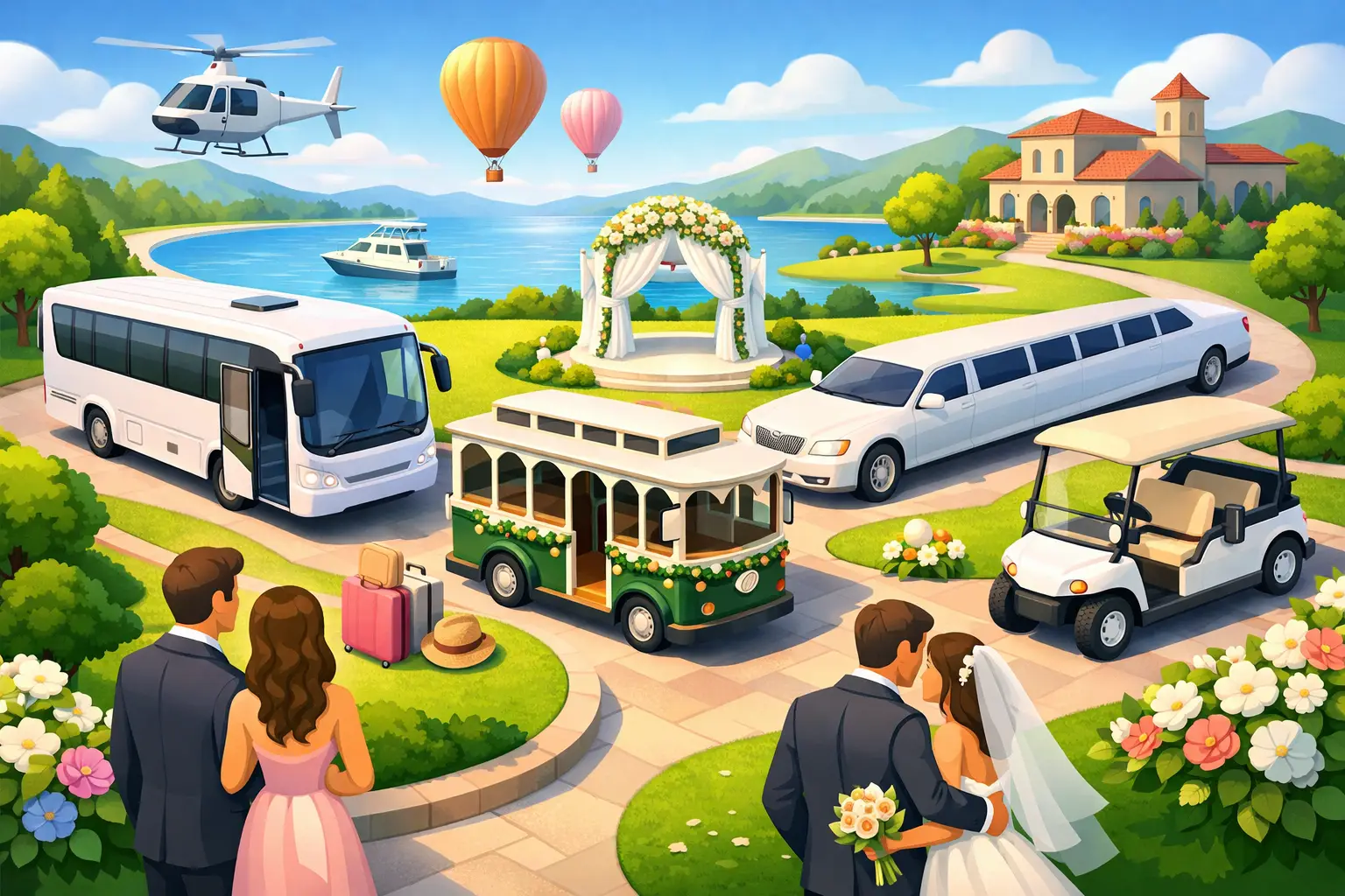 9 Best Wedding Guest Shuttle Ideas