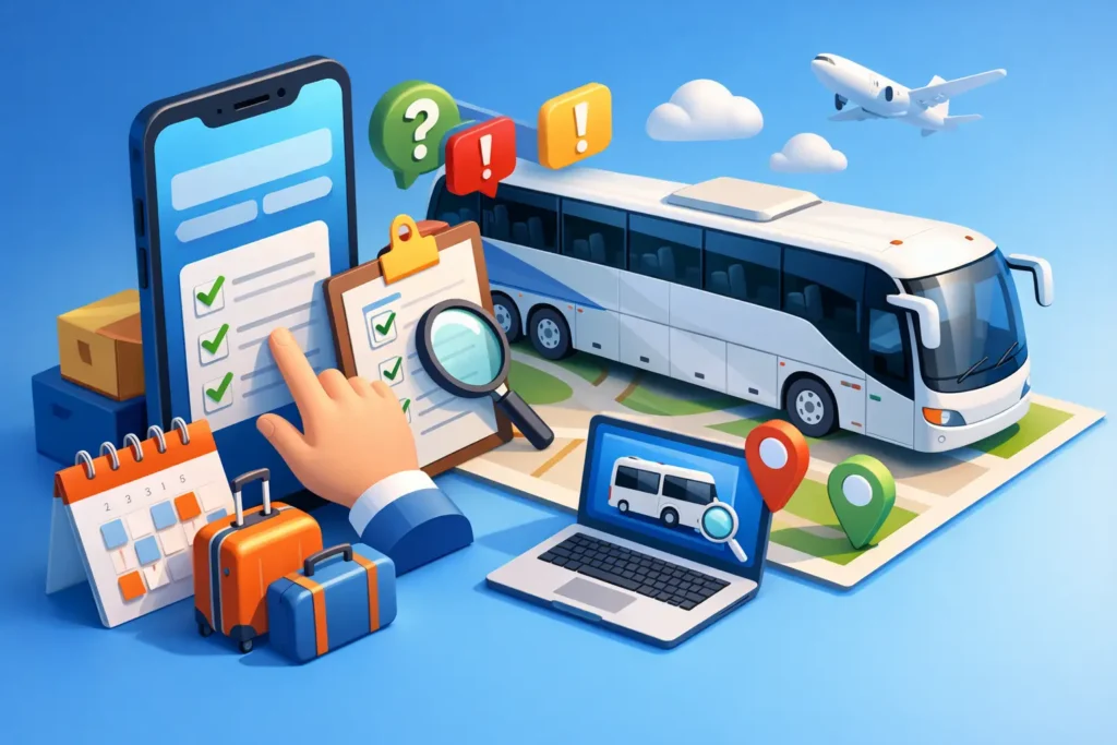 How to Book a Charter Bus Without Mistakes