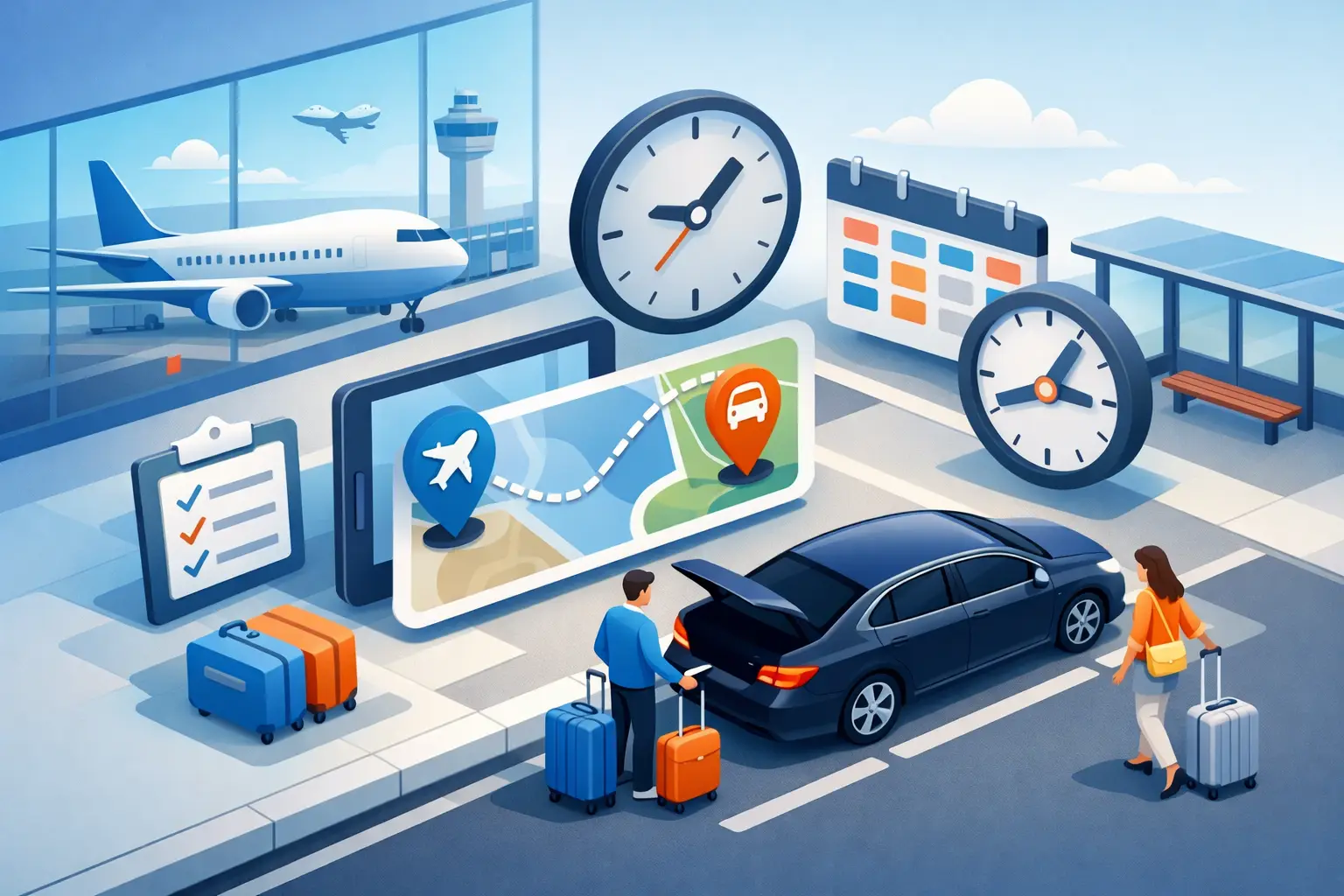 How to Schedule Airport Pickup Windows