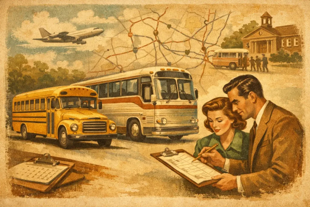 School Transportation Charter Rental Planning