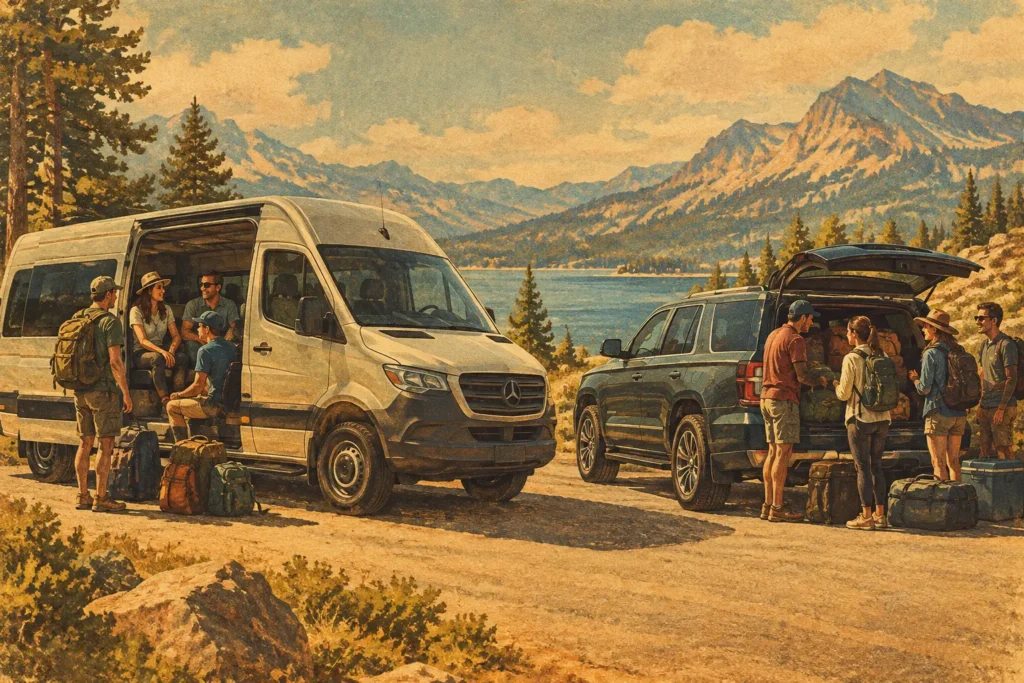 Sprinter versus SUV for Your Next Group Trip